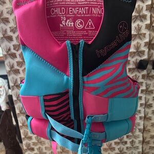 Hyperlite Kids Life Vest - Pink and Blue